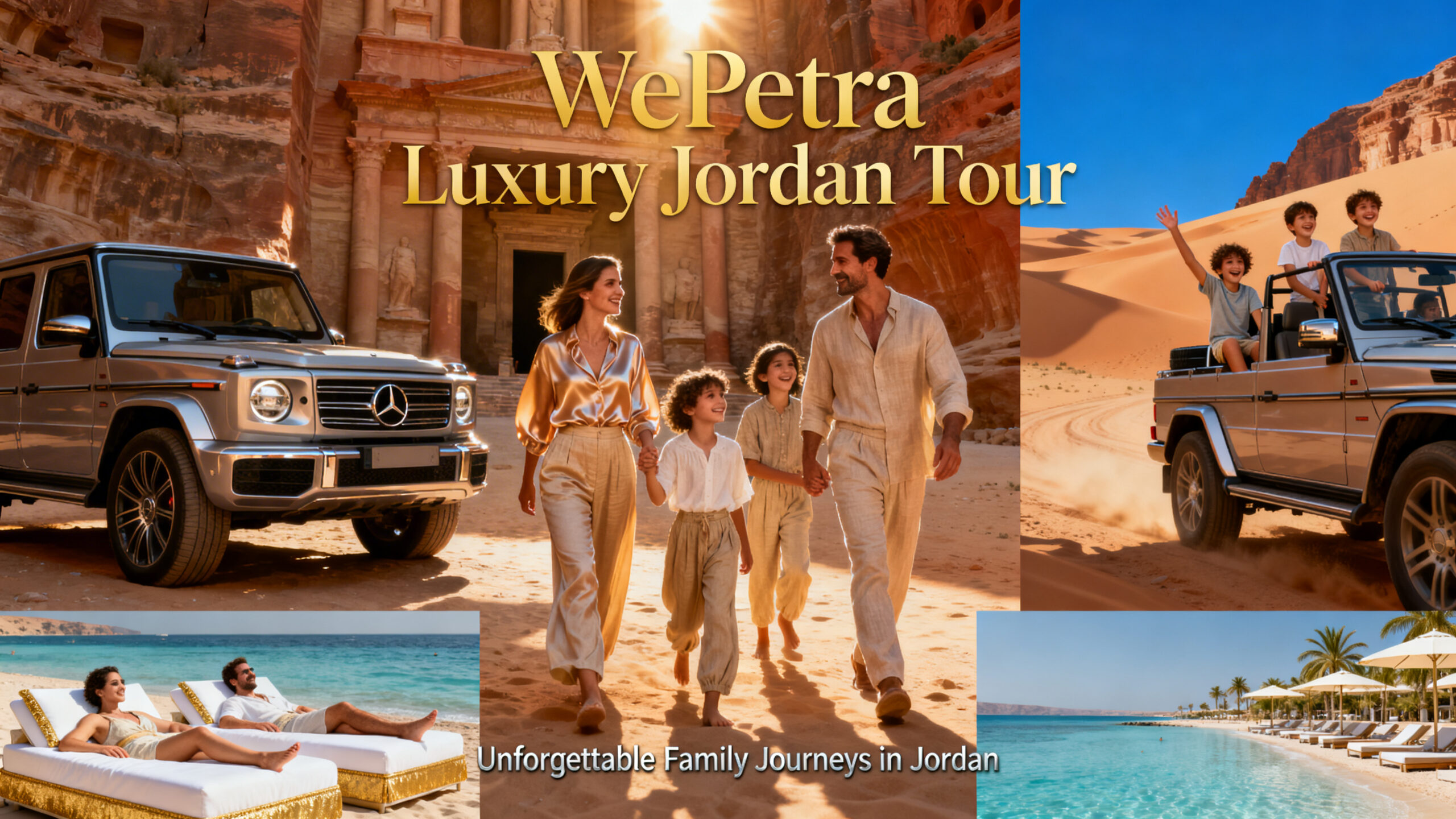 Luxury premium private family tours in Jordan
