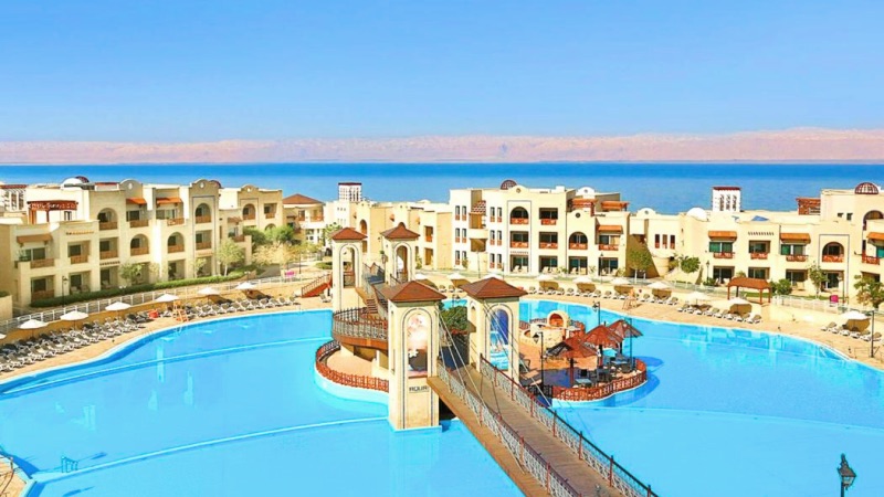 Luxury resort at the Dead Sea Jordan
