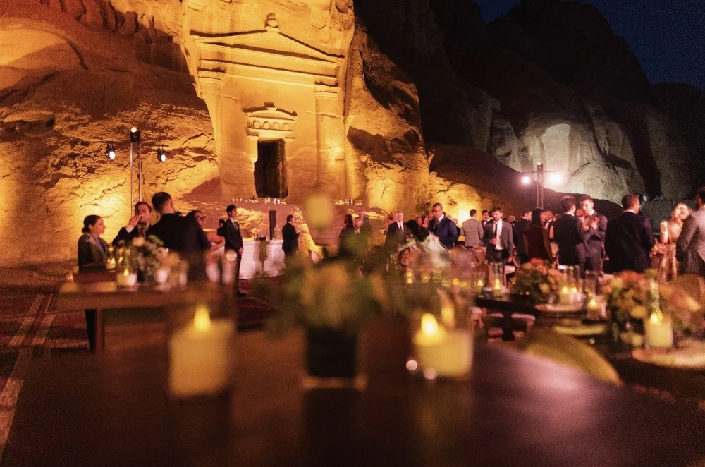 luxury petra candlelight wedding ceremony