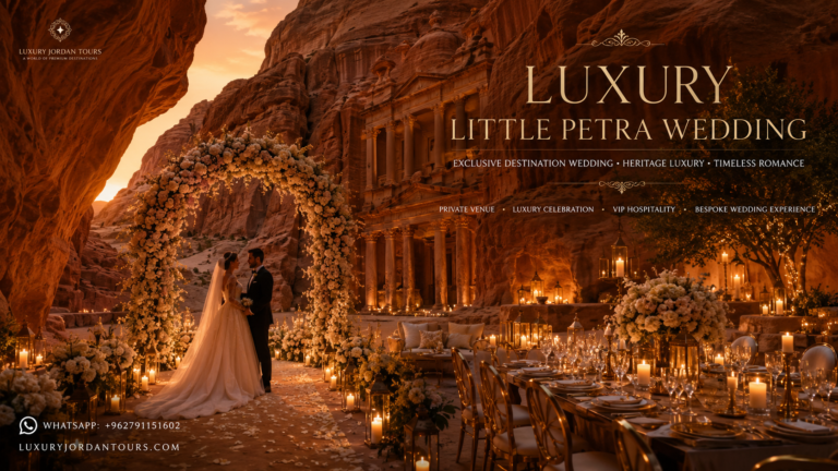 Little Petra wedding setup