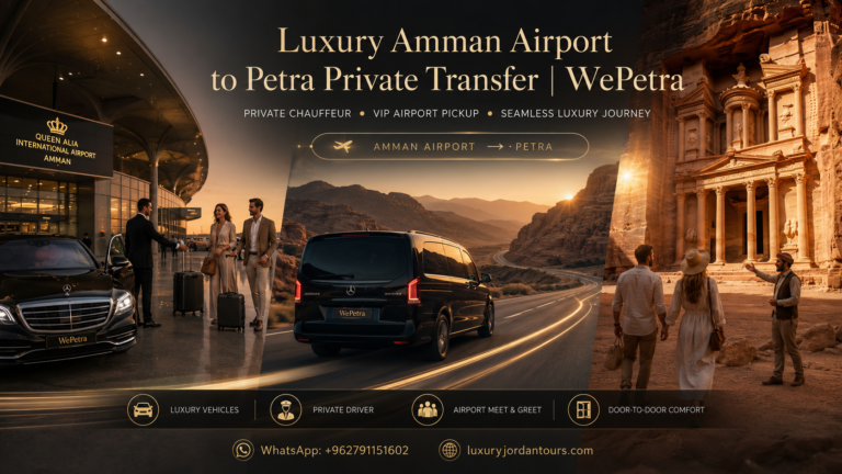 Luxury Amman Airport to Petra Private Transfer | WePetra