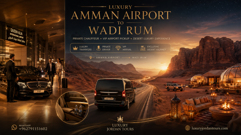 Luxury Amman Airport to Wadi Rum Private Transfer