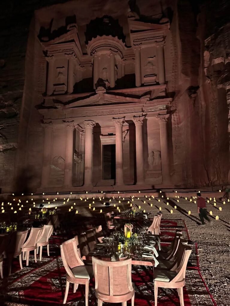 VIP dinner Al Khazneh Petra