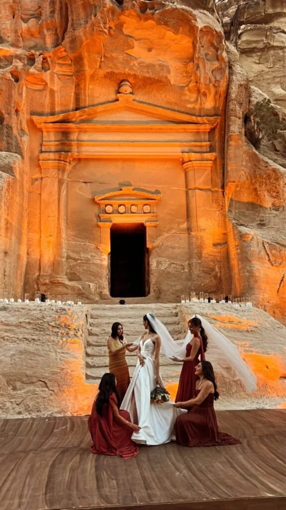 high end desert wedding decorators jordan