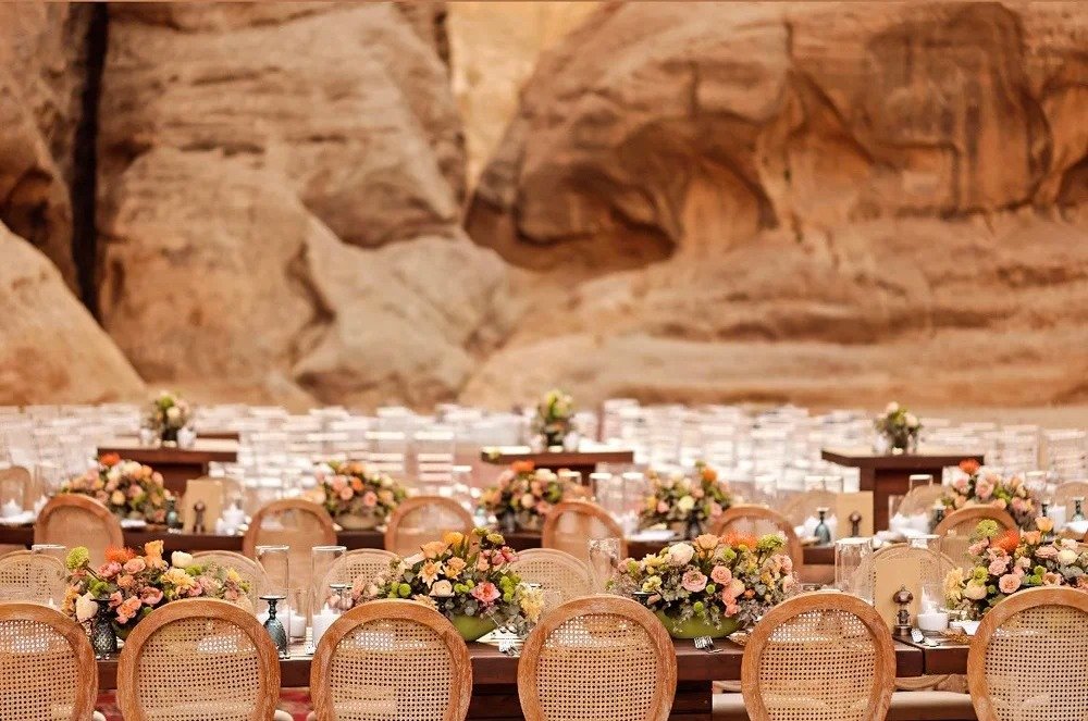 exclusive wedding reception setup al siq al bared