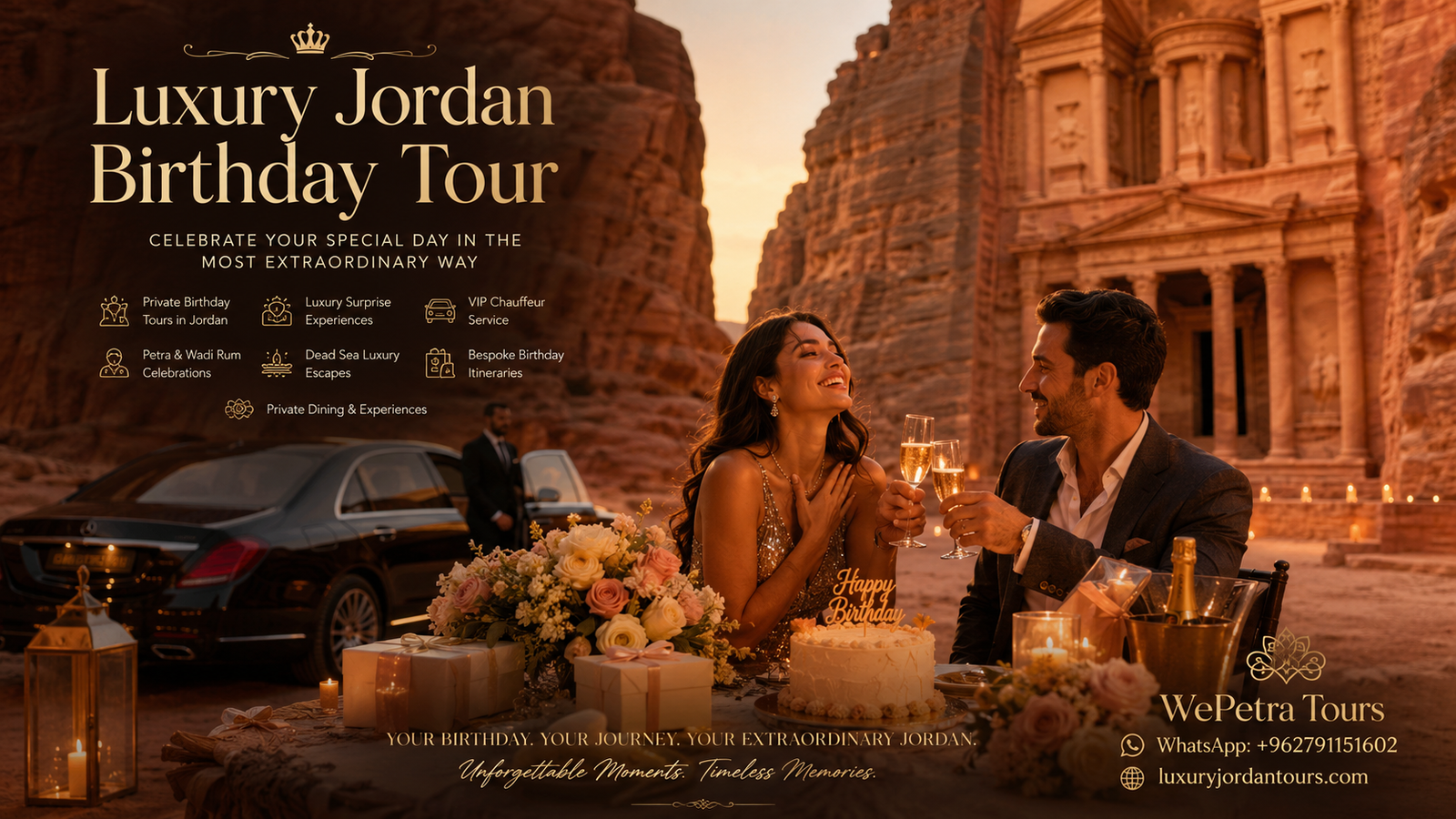 Luxury Jordan Birthday Tour Packages