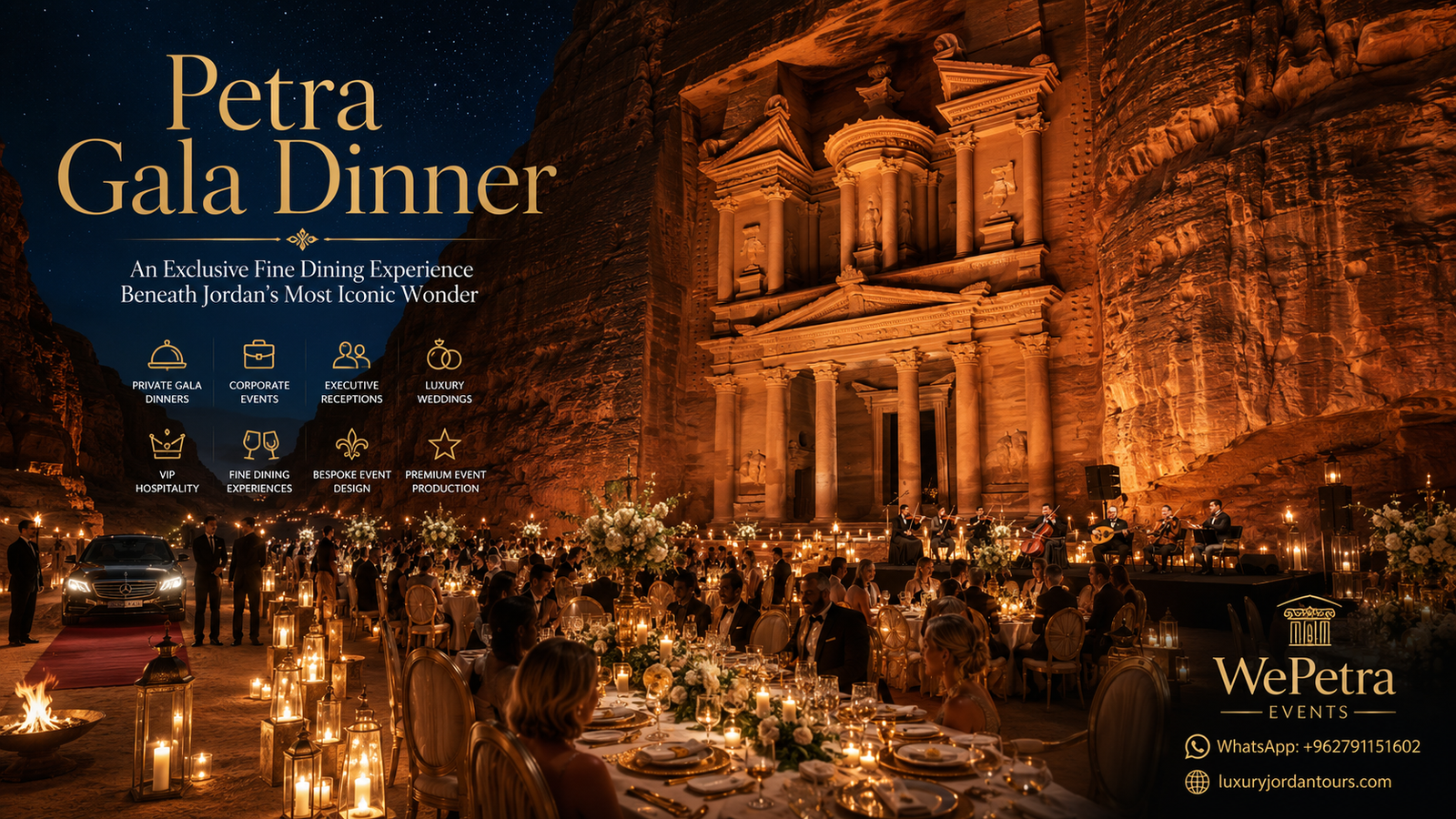 Private Gala Dinner Petra